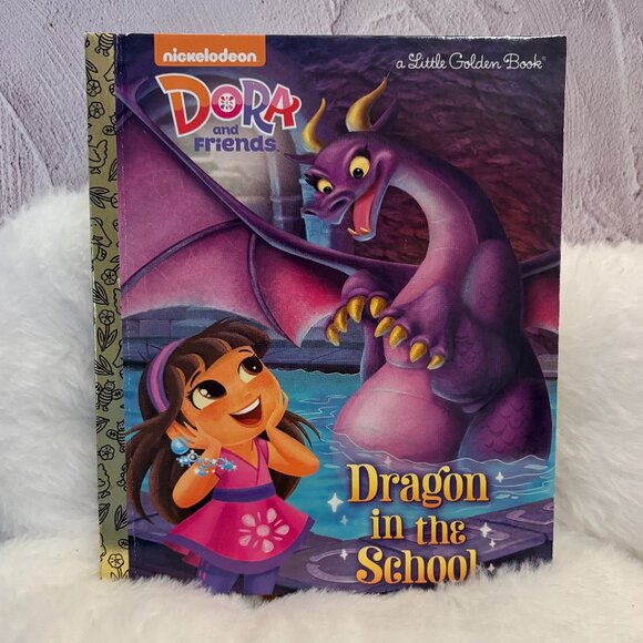 5 for $15 📕Dora the Explorer, Dragon in the School, Golden Book (SKU: 136MI) - Picture 1 of 3